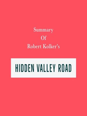 cover image of Summary of Robert Kolker's Hidden Valley Road